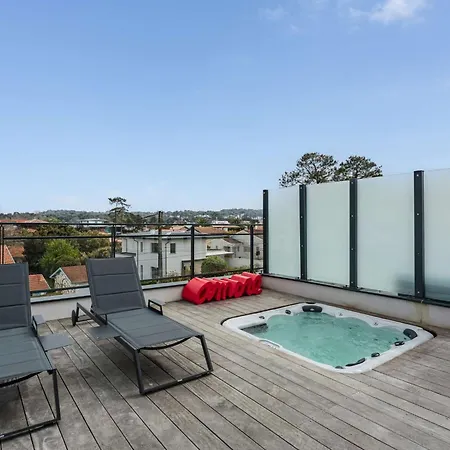 Appartamento Rooftop Avec Jacuzzi Et Vue Dégagée De Gamme Anglet